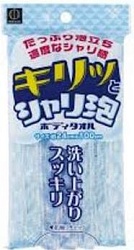 Kokubo Массажная мочалка для тела Kiritto Syari-Awa Body Towel 24*100 см