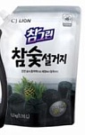 CJ Lion Средство для посуды, фруктов, овощей Chamgreen Древесный уголь мягкая упаковка 1200 мл