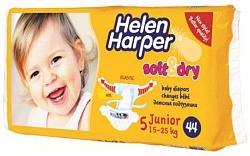 Helen Harper подгузники "Soft & Dry. Junior" 15-25 кг 44 шт.