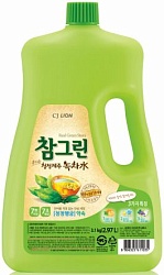 CJ Lion Средство для мытья посуды, фруктов, овощей Chamgreen Зелёный чай флакон 2970 мл