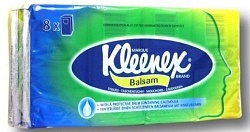 Kleenex платочки носовые Бальзам 8*9 шт.