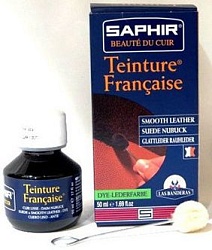Saphir Универсальный краситель Teinture francaise пластик black 50 мл