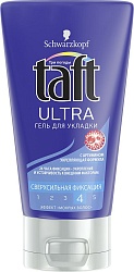 Taft Гель для укладки Ultra эффект мокрых волос сверхсильная фиксация 150 мл