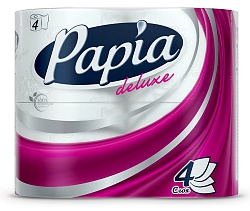 Papia Delux Dolce Vita Туалетная бумага белая ароматизированная 4 слоя 4 рулона