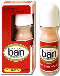 Lion Классический концентрированный роликовый дезодорант Ban Roll On Цветочный аромат 30 мл