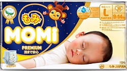 Momi Premium Night подгузники-трусики L 9-14 кг 30 шт.