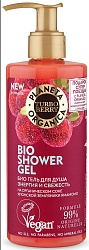 Planeta Organica Turbo Berry Гель для душа-био Энергия и Свежесть Ямамомо с дозатором 300 мл