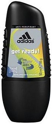 Adidas Дезодорант антиперспирант роликовый для мужчин Cool & Dry Get ready! 50 мл