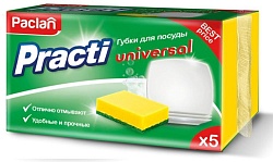Paclan Practi Universal Губки для посуды 5 шт