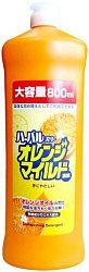 Mitsuei Концентрированное средство для мытья посуды, овощей и фруктов с ароматом апельсина 800 мл