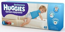 Huggies подгузники-трусики для мальчиков Little Walkers размер 5 13-17 кг 48 шт.