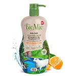 Bio-Mio Bio-Care Антибактериальное гипоаллергенное эко средство для мытья посуды, овощей и фруктов Мандарин, концентрат, 0,75 л
