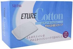 Selena Косметические ватные подушечки с укреплёнными краями Eture Cotton 2х70 шт