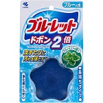 Kobayashi Bluelet Dobon Blue Mint Таблетка чистящая для бачка унитаза с эффектом окрашивания воды Мята 60 г