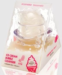 Econeko Капсула Очищающее средство Ice-cream Bubble Овсяная крупа