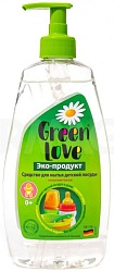 Green Love Средство для мытья детской посуды и принадлежностей 500 мл