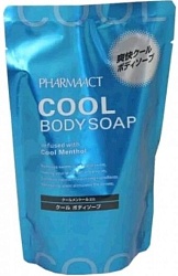 Kumano Cosmetics Pharmaact Cool Жидкое мыло для тела освежающее запасной блок 400 мл