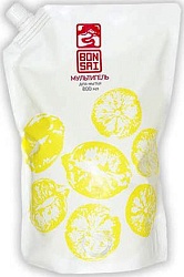 Bonsai Средство для мытья посуды высокоэкономичное с ароматом японского лимона сменный 800 мл