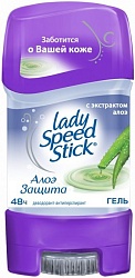 Lady Speed Stick Дезодорант-гель Алоэ 65 г