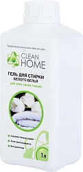 Clean Home Гель для стирки белого белья 1 л