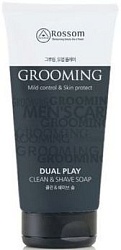 Mukunghwa Dual play Clean & Shave soap Мужская очищающая пена 2 в 1 для умывания и бритья 150 мл