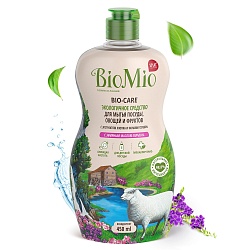Bio-Mio средство для мытья посуды Bio-Care с эфирным маслом вербены 450 мл