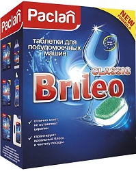 Paclan Brileo Таблетки для посудомоечных машин Classic 110 шт