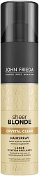 John Frieda Sheer Blonde Прозрачный лак для создания формы и сияния светлых волос 250 мл