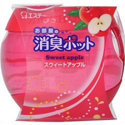 ST Shoushuu Pot Дезодорант–ароматизатор на основе желе для комнат с ароматом яблока 270 г