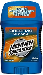 Mennen Speed Stick Дезодорант-стик Молния 60 г