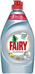 Fairy Средство для мытья посуды Platinum Лимон и лайм 430 мл