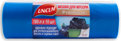 Unicum Мешки для мусора 180 л синие 10 шт