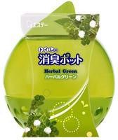 ST Shoushuu Pot Дезодорант–ароматизатор на основе желе для туалета с ароматом Травяная зелень 315 г