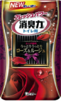 ST Shoushuuriki Жидкий дезодорант-ароматизатор для туалета с ароматом Роза и помада 400 мл