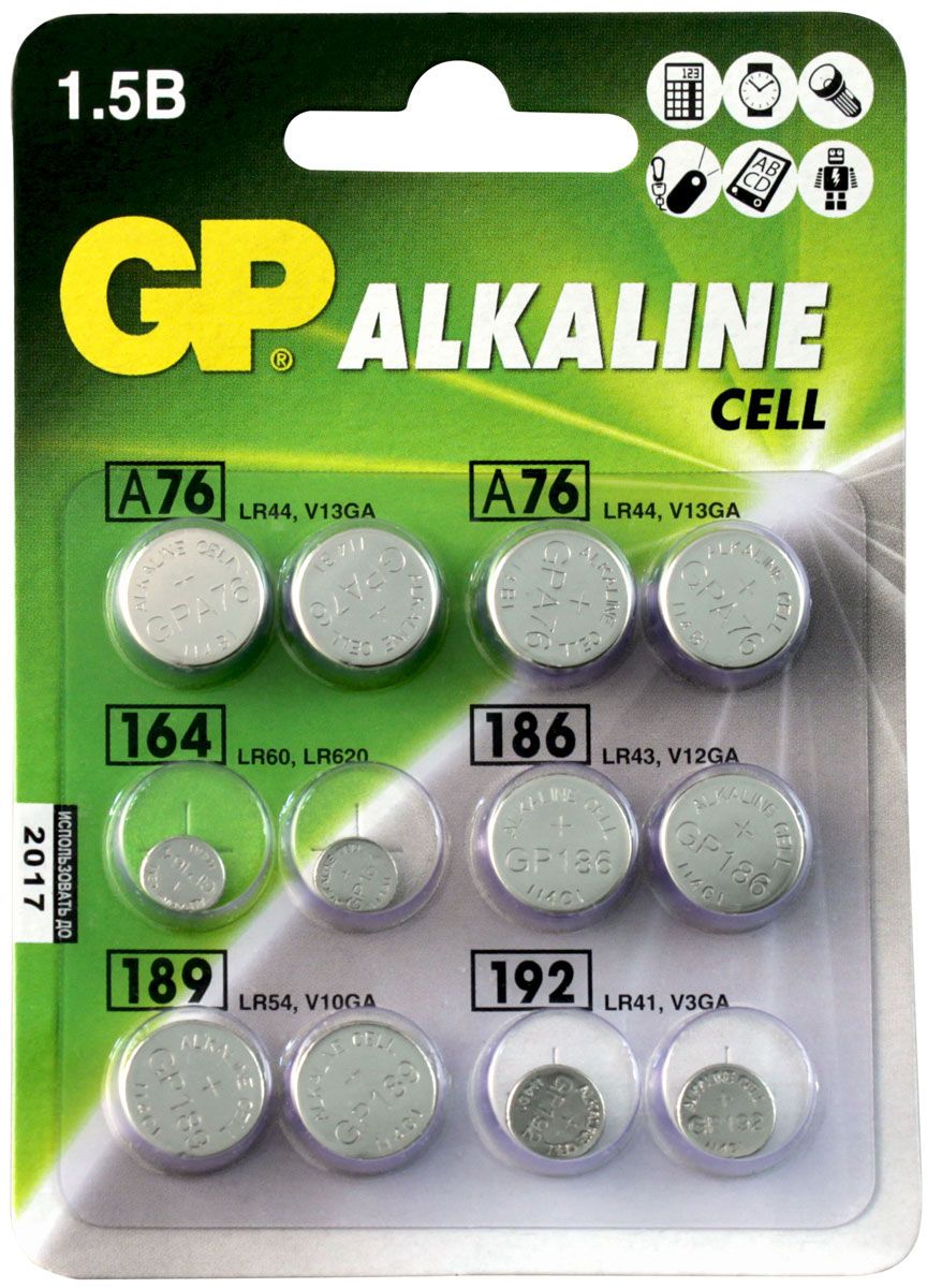 Какие элементы питания. Набор батареек GP Alkaline acm01-cr12. Батарейка GP lr44. Батарейка GP Alkaline Cell 164 lr60. Батарейка GP Alkaline Cell 192 lr41.