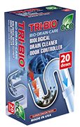 Tri-Bio Биоформула для прочистки бытовых канализаций, контроллер запаха 100 г