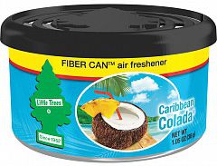 Little trees Ароматизатор в баночке Fiber Can Карибский коктейль Caribbean Colada