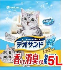 Unicharm Наполнитель бумажный для кошачьего туалета с дезодорирующими компонентами 5 л (4520699676837)