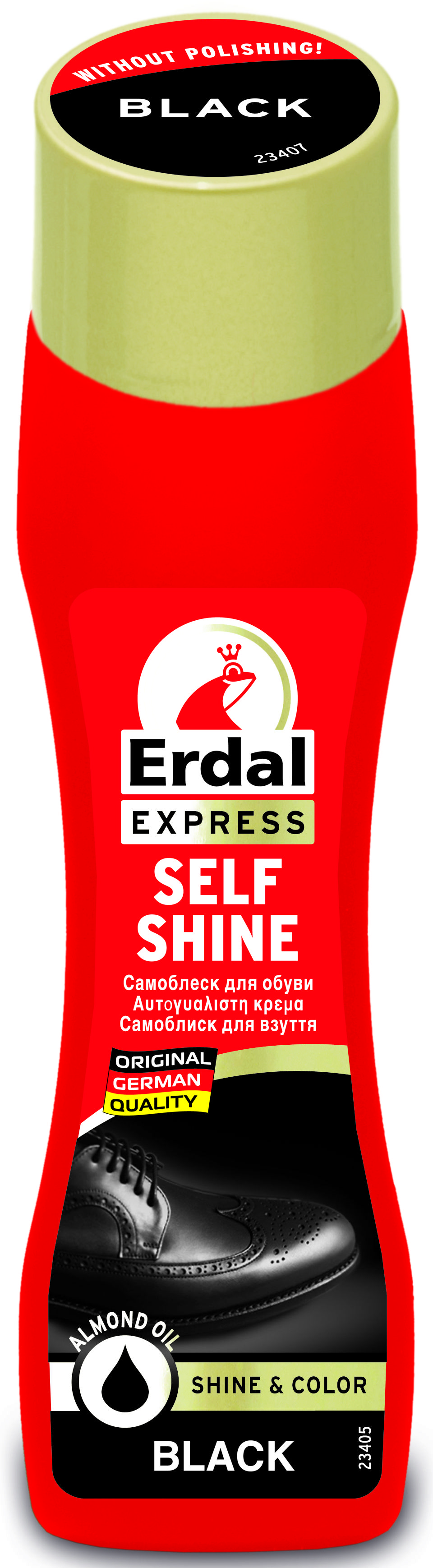 Erdal Express самоблеск для обуви черный