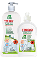 Tri-Bio Натуральная эко-жидкость для мытья посуды и рук 840 мл