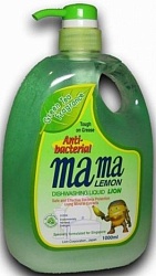 Mama Lemon Средство для мытья посуды антибактериальное Зелёный чай 1000 мл