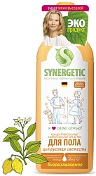 Synergetic Универсальное средство для мытья поверхностей (полы, стены и другое) Цитрусовая свежесть 0,75 л