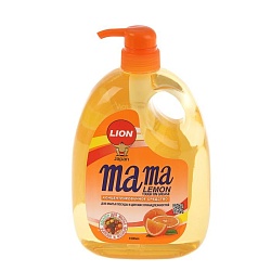 Mama Lemon Средство для мытья посуды антибактериальное с ароматом апельсина 1000 мл