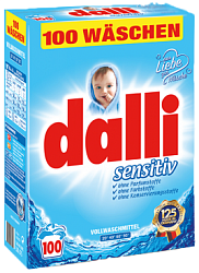 Dalli Sensitive Порошок для стирки детского белья 100 стирок 6,5 кг