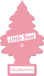 Little Trees Ароматизатор Ёлочка Медовая вишня Cherry Blossom Honey, 24 шт