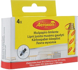 Aeroxon Липкая лента от мух экологически чистый продукт 4 шт