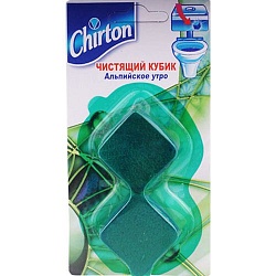 Chirton чистящий кубик для унитаза "Альпийское утро", 50 x 2 г