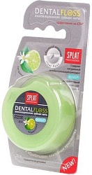 Splat DentalFloss зубная нить Бергамот Лайм 30 м