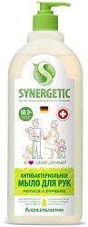 Synergetic Антибактериальное увлажняющее мыло Мелисса и ромашка гипоаллергенное 1 л