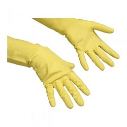 Vileda Professional Резиновые перчатки Контракт жёлтый р-р L